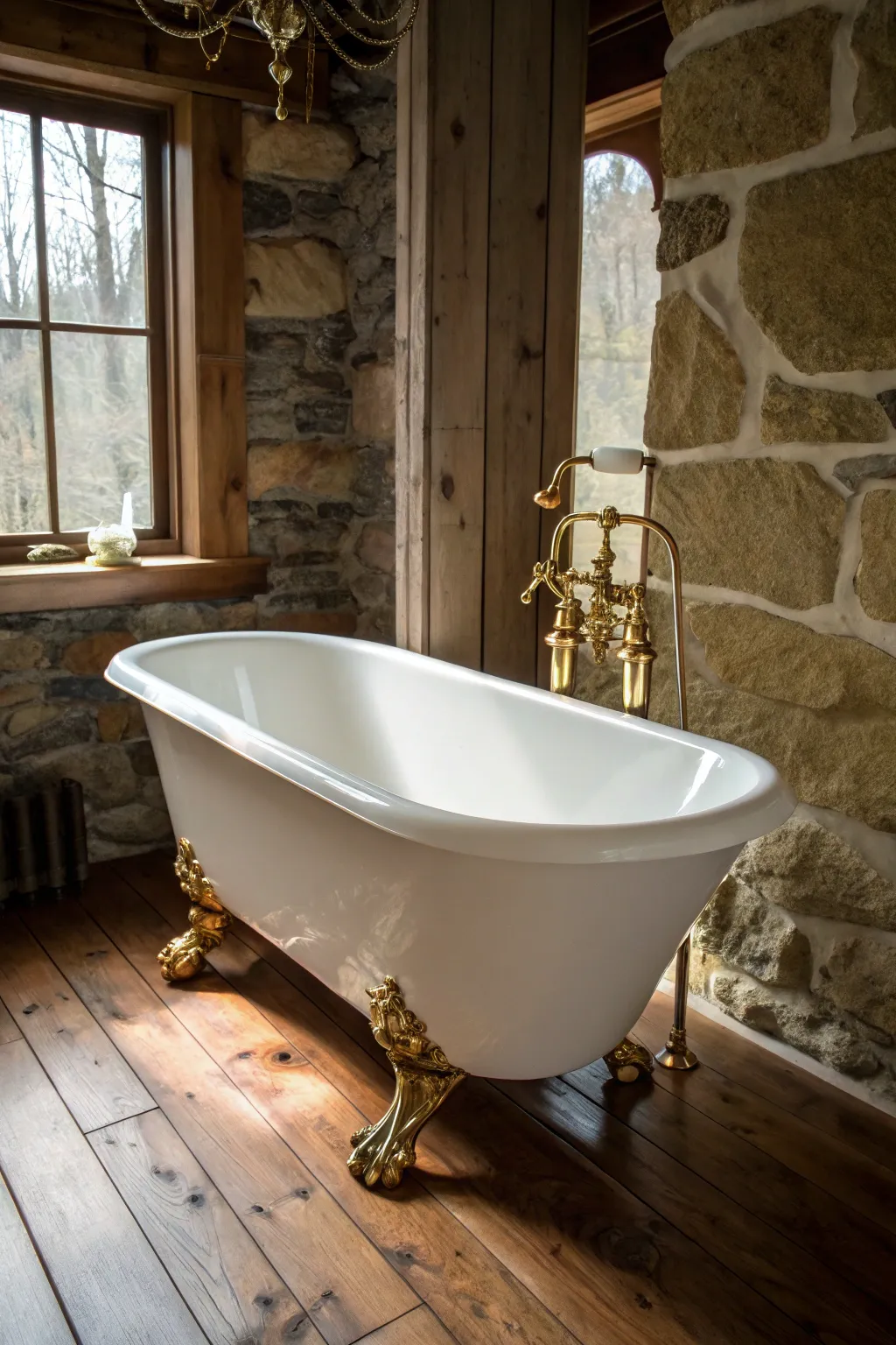 Transform your space with the elegance of a vintage clawfoot tub—where craftsmanship meets timeless style.