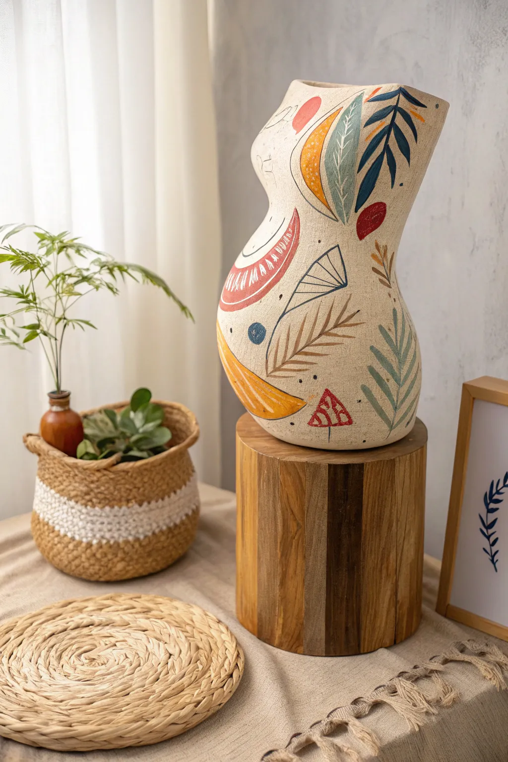 Celebrate motherhood with a bold, artistic touch - a statement piece for your space.