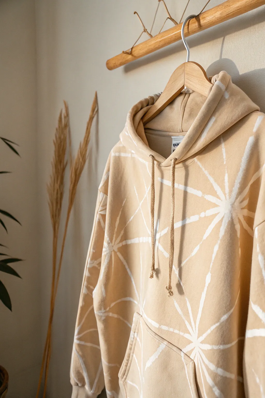 Embrace the beauty of simplicity with this minimalist bleach hoodie design. Elevate your style with subtle elegance.