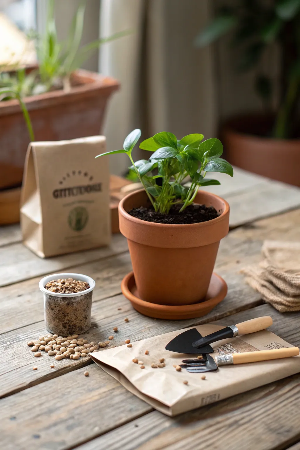 Nurture a love for nature with these charming mini plant kits, perfect for young gardeners.