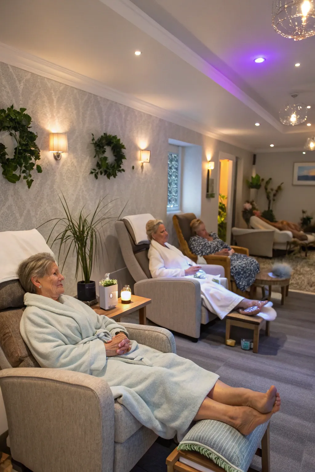 A tranquil spa day retreat offers relaxation and rejuvenation.