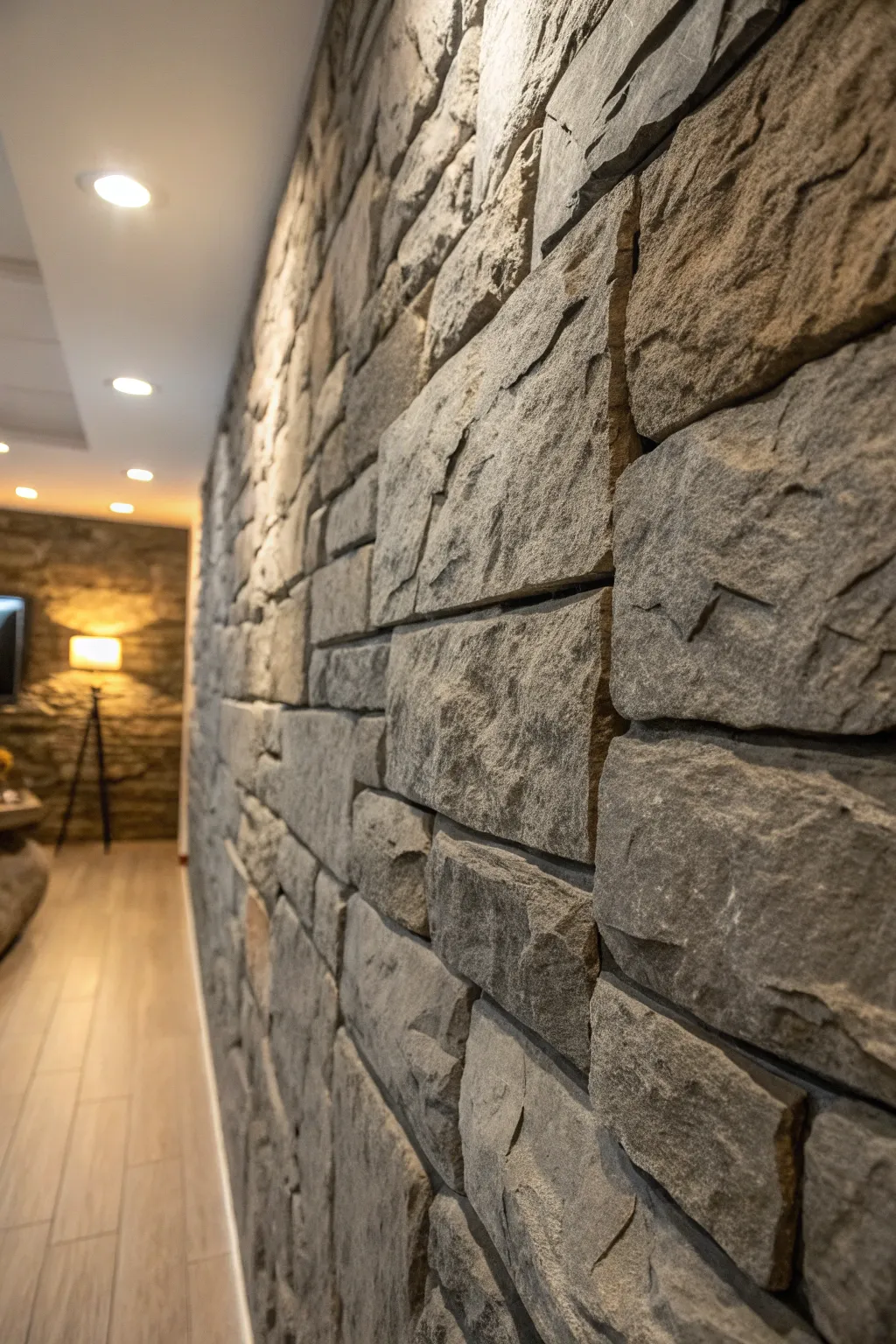 Transform your space with the rugged elegance of a faux rock wall. Perfect for those who value craftsmanship.