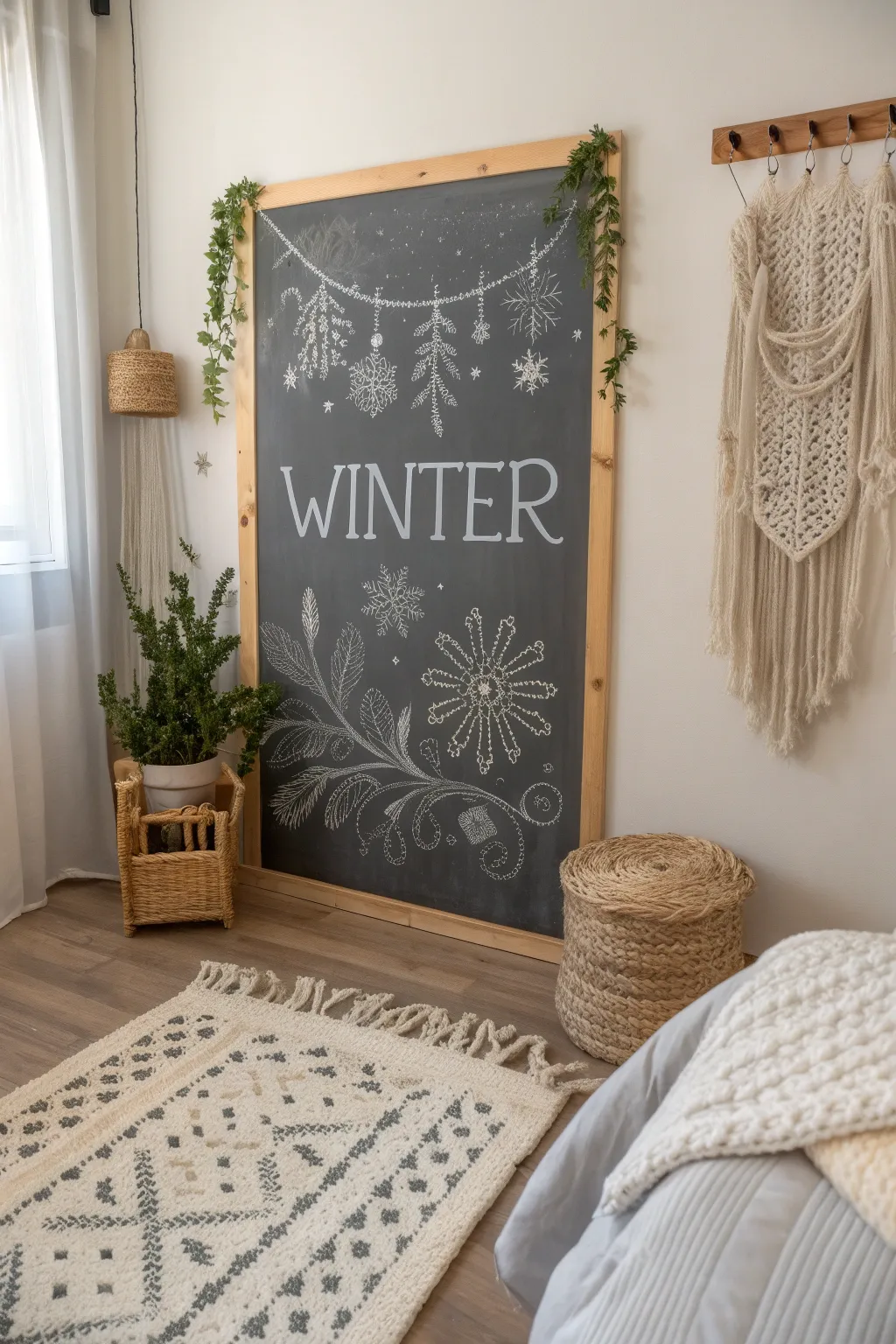 Refresh your space with seasonal chalkboard art that brings the spirit of each season into your home.