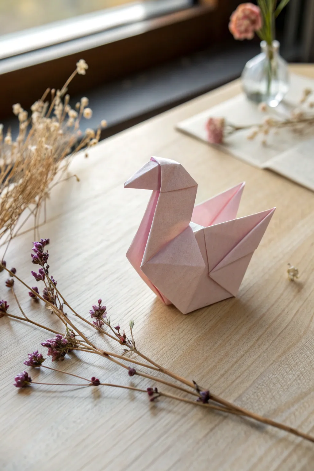 Delicate artistry: Discover the joy of crafting your own origami chick.
