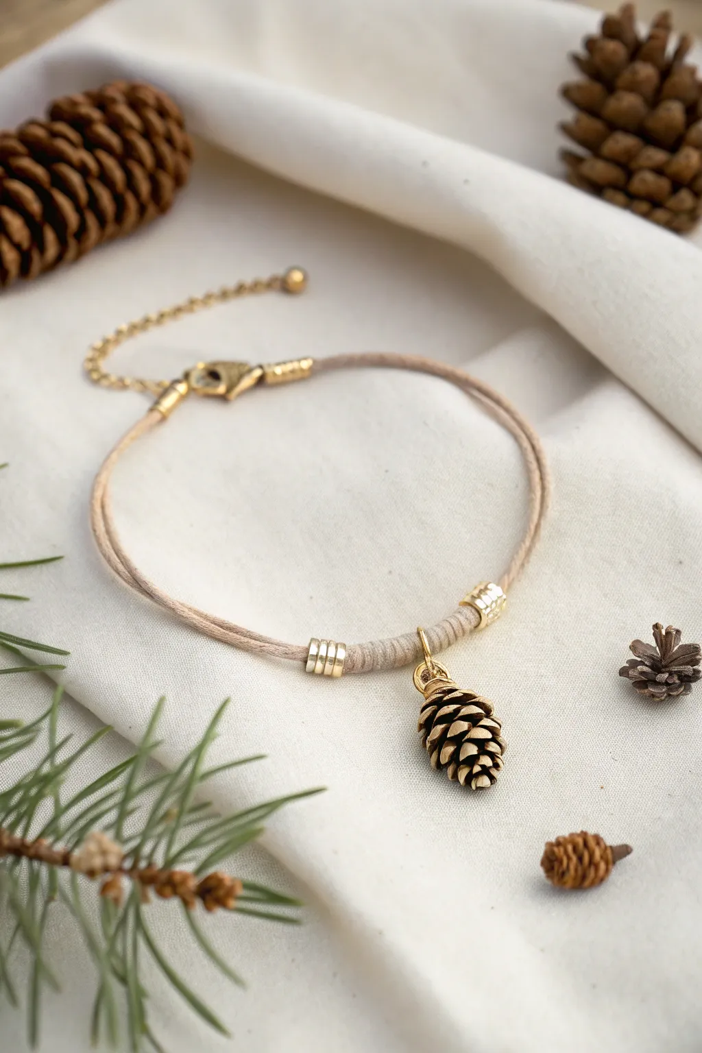 Elevate your festive style with a touch of nature's charm. 🌲✨ #MinimalistBeauty #BohoVibes