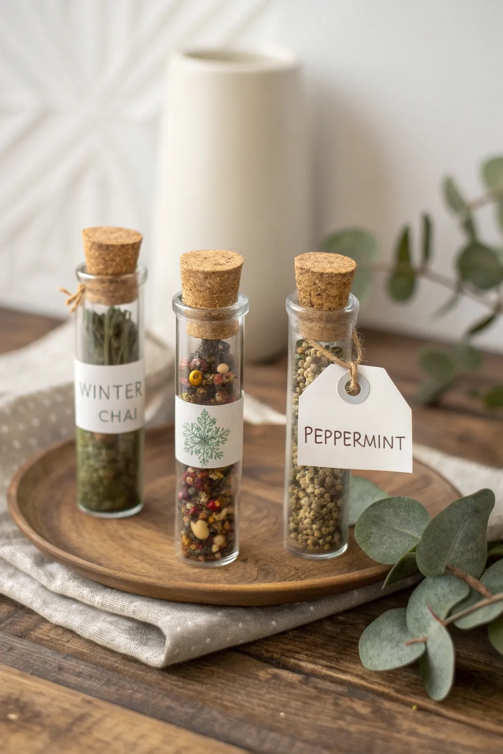 Warm your winter evenings with a touch of elegance: Discover the perfect tea sampler for your holiday goodie bags.