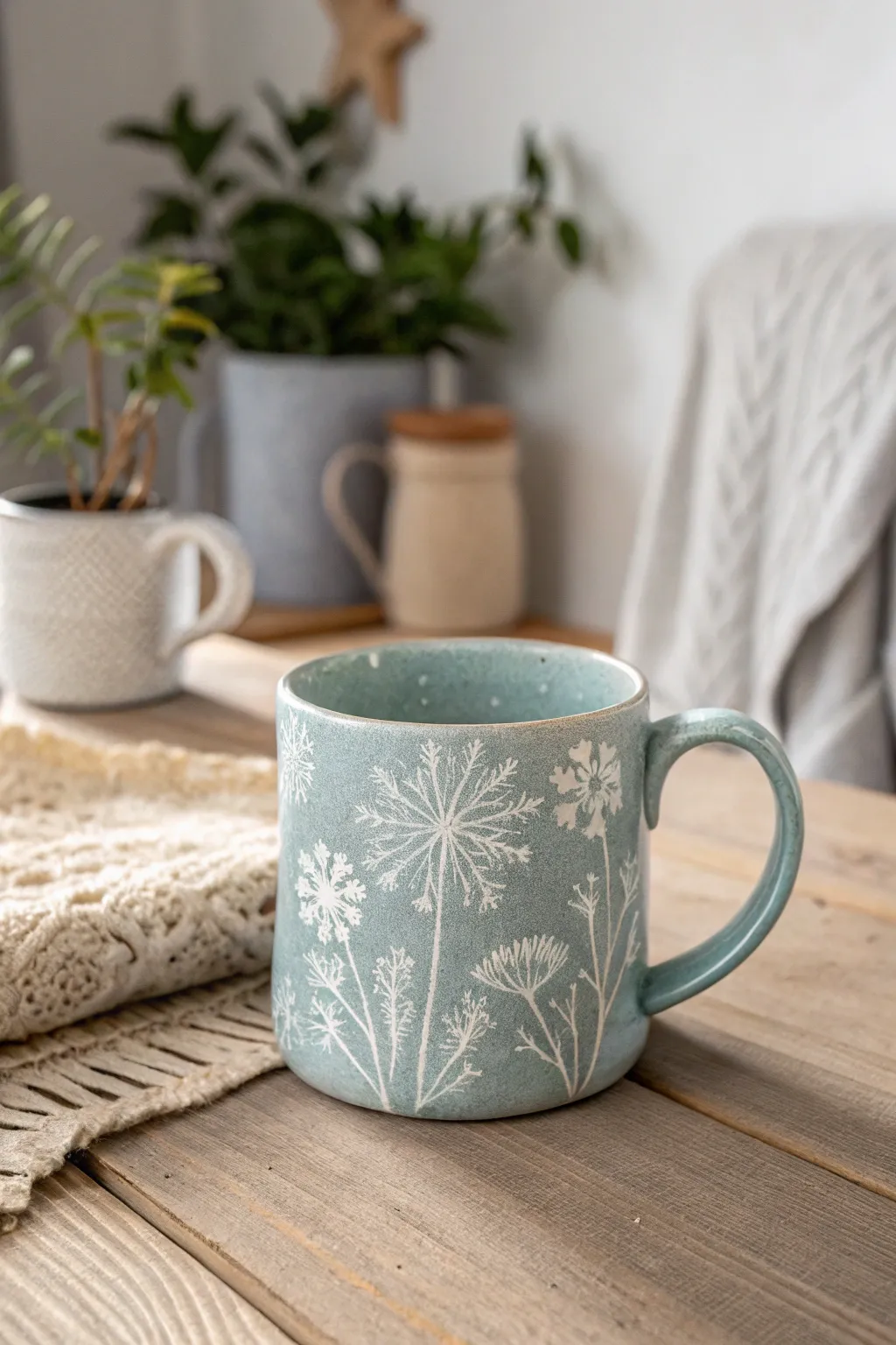 Warm up your mornings with a touch of frosty elegance. ❄️