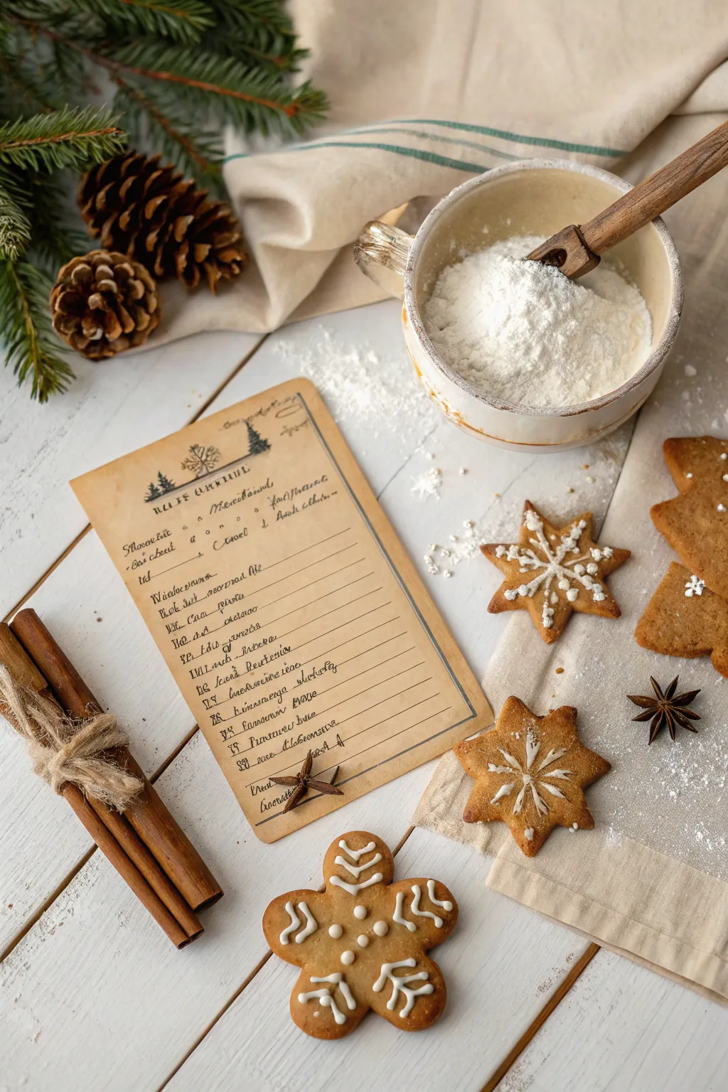 Capture the warmth of holiday baking with cherished recipes and cozy simplicity.