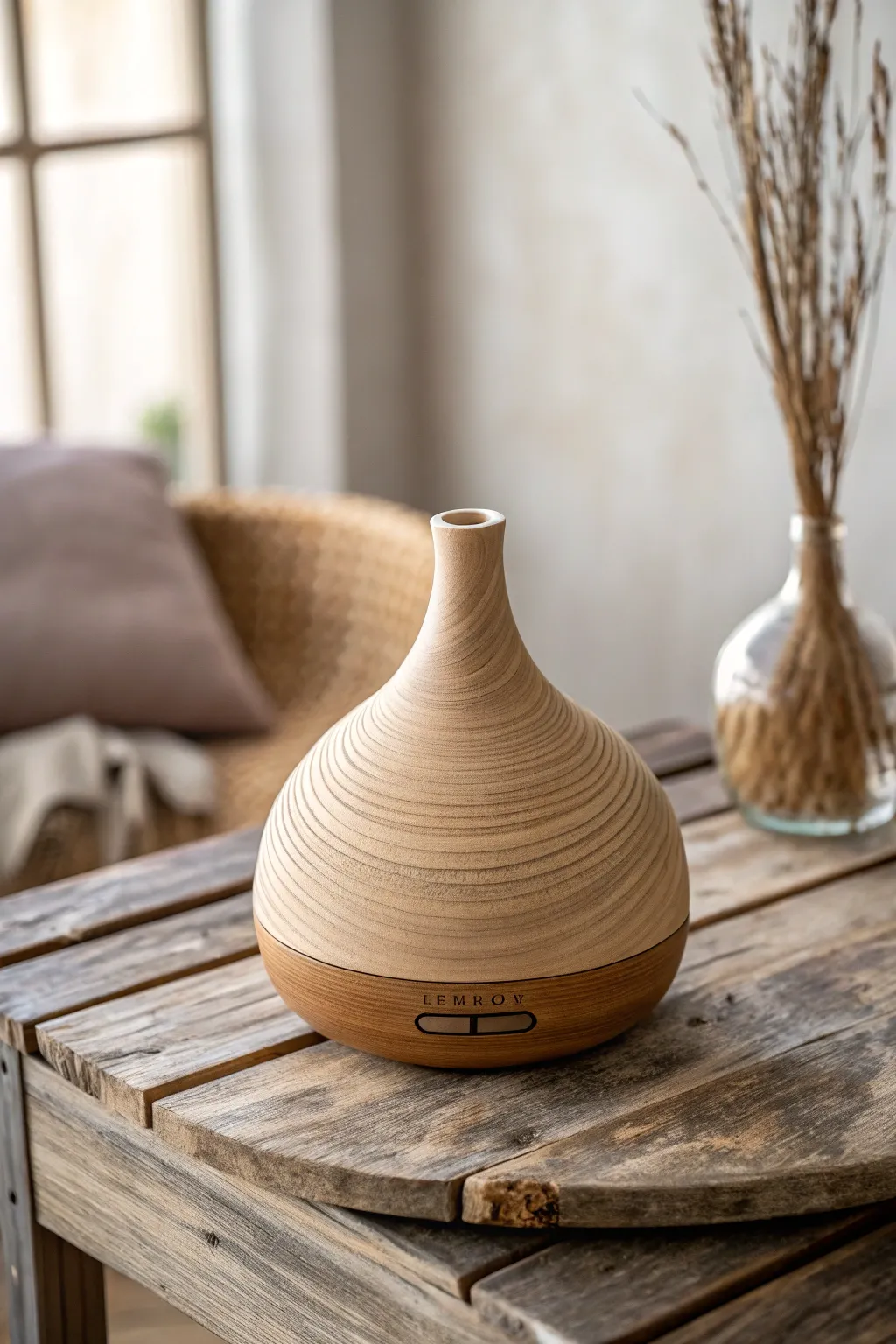 Elevate your space with the serene elegance of a handcrafted clay diffuser.