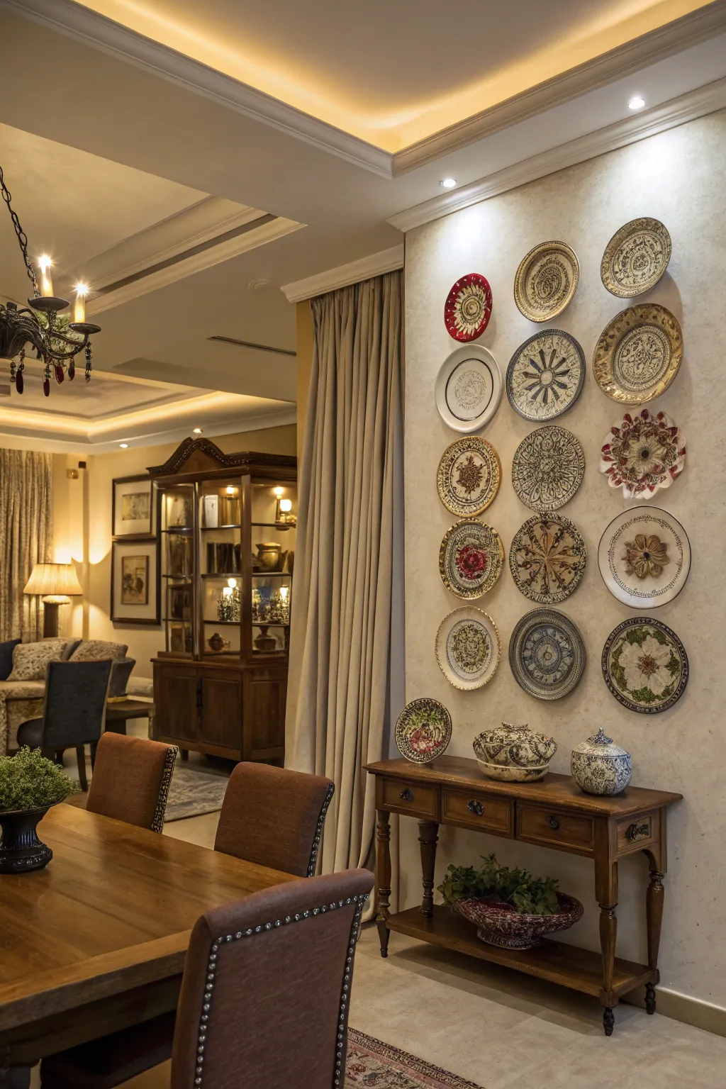 Transform your wall with collectible plates.