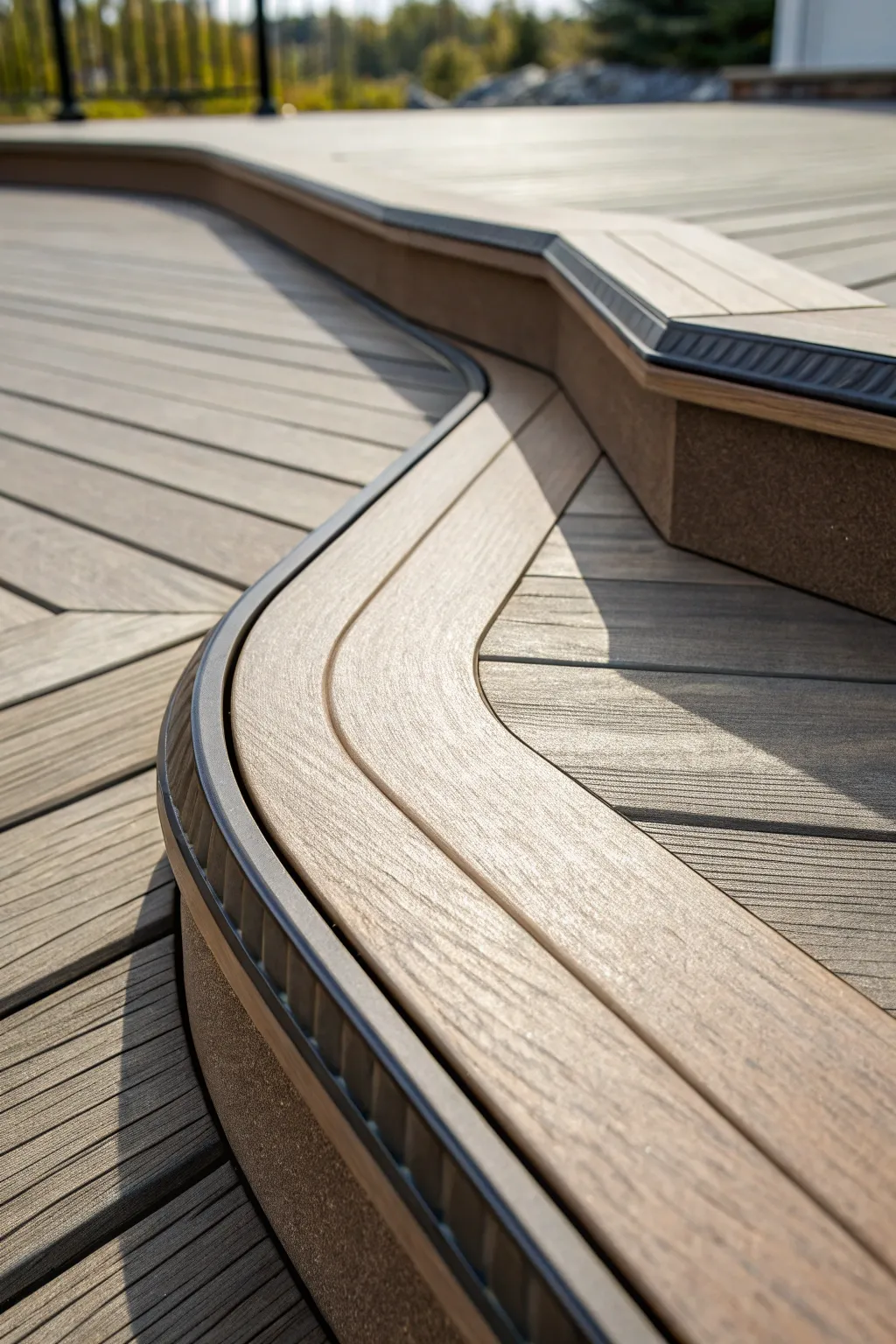 Elevate your deck with custom contours that showcase exceptional craftsmanship.
