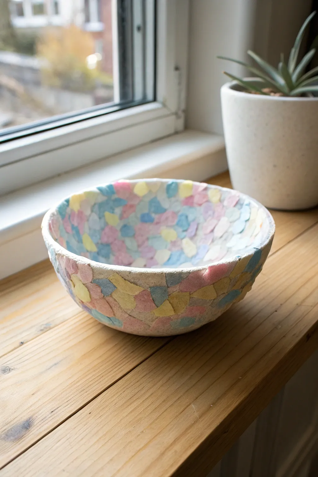Elevate your craft with a charming DIY confetti bowl—where simplicity meets vibrant elegance!