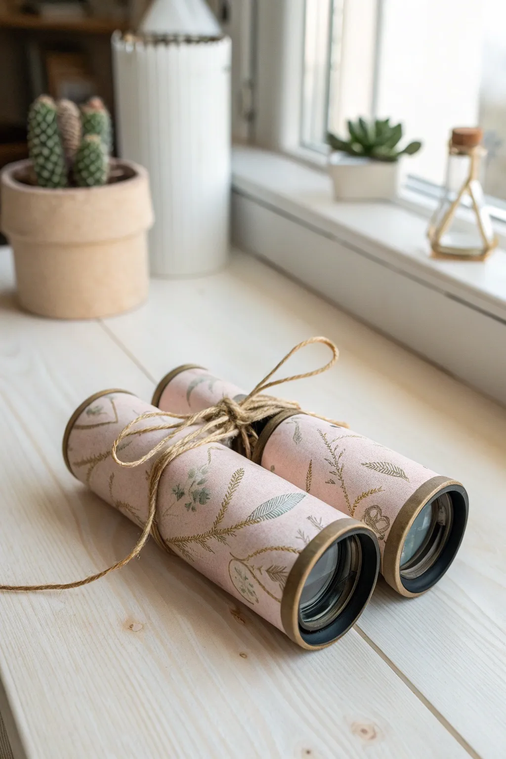 Unleash your child's inner explorer with these charming DIY cardboard tube binoculars—where creativity meets adventure!