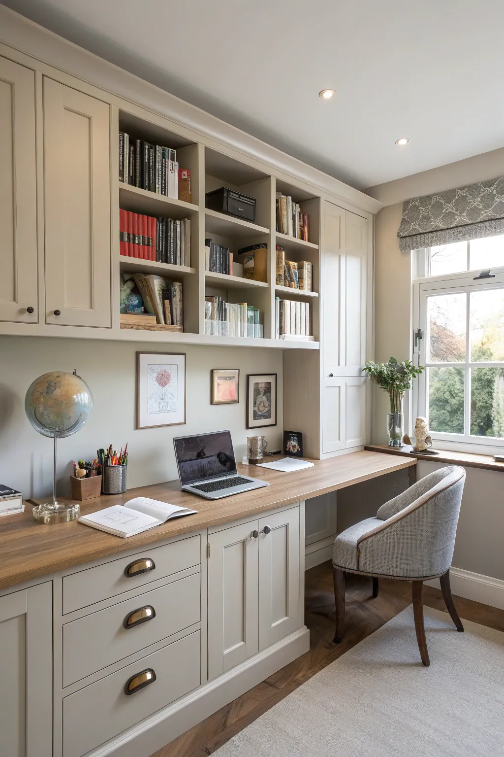 Tailor your storage with bespoke built-ins.