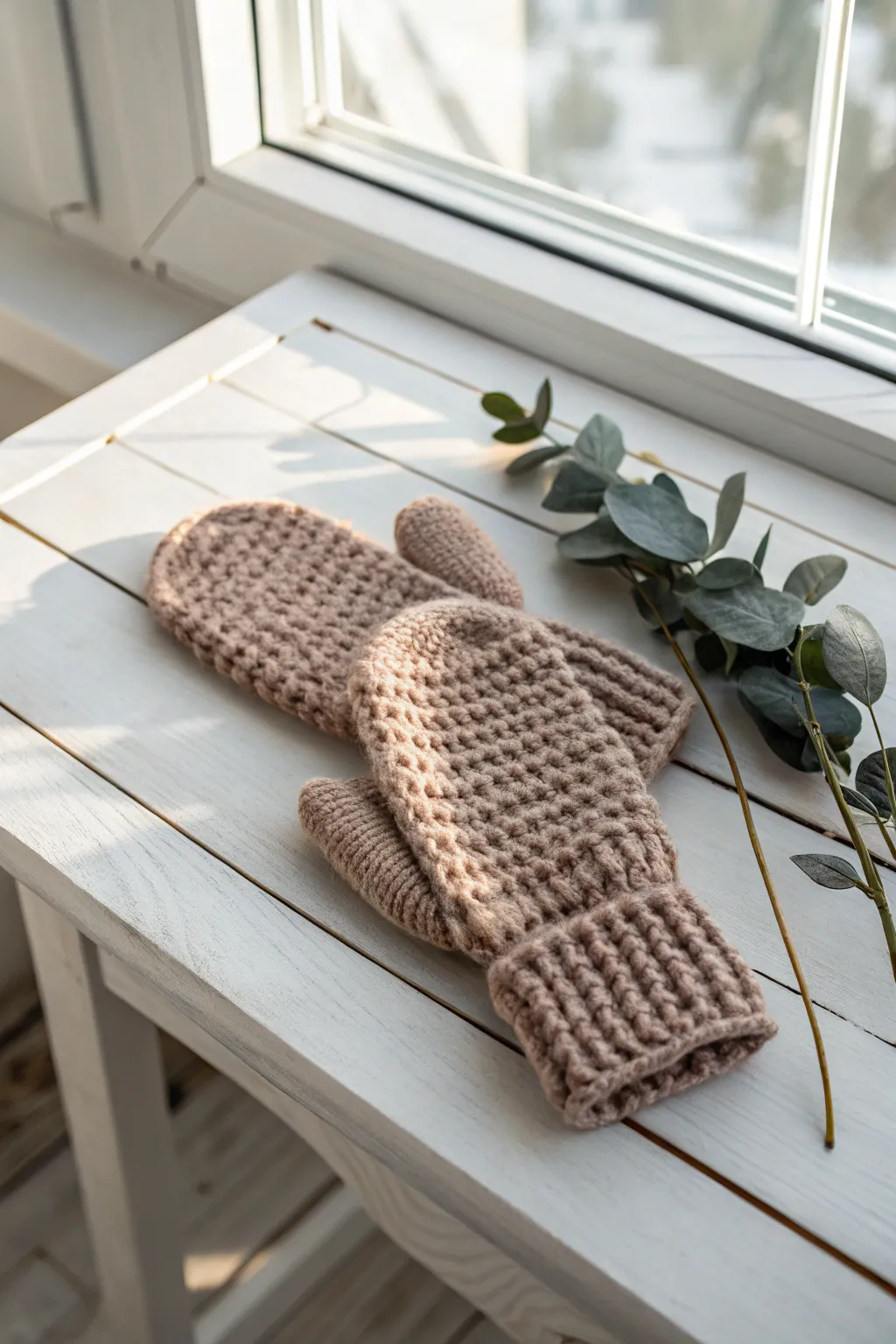 Warm his hands in style with these cozy, handcrafted crochet mittens—perfect for winter adventures.