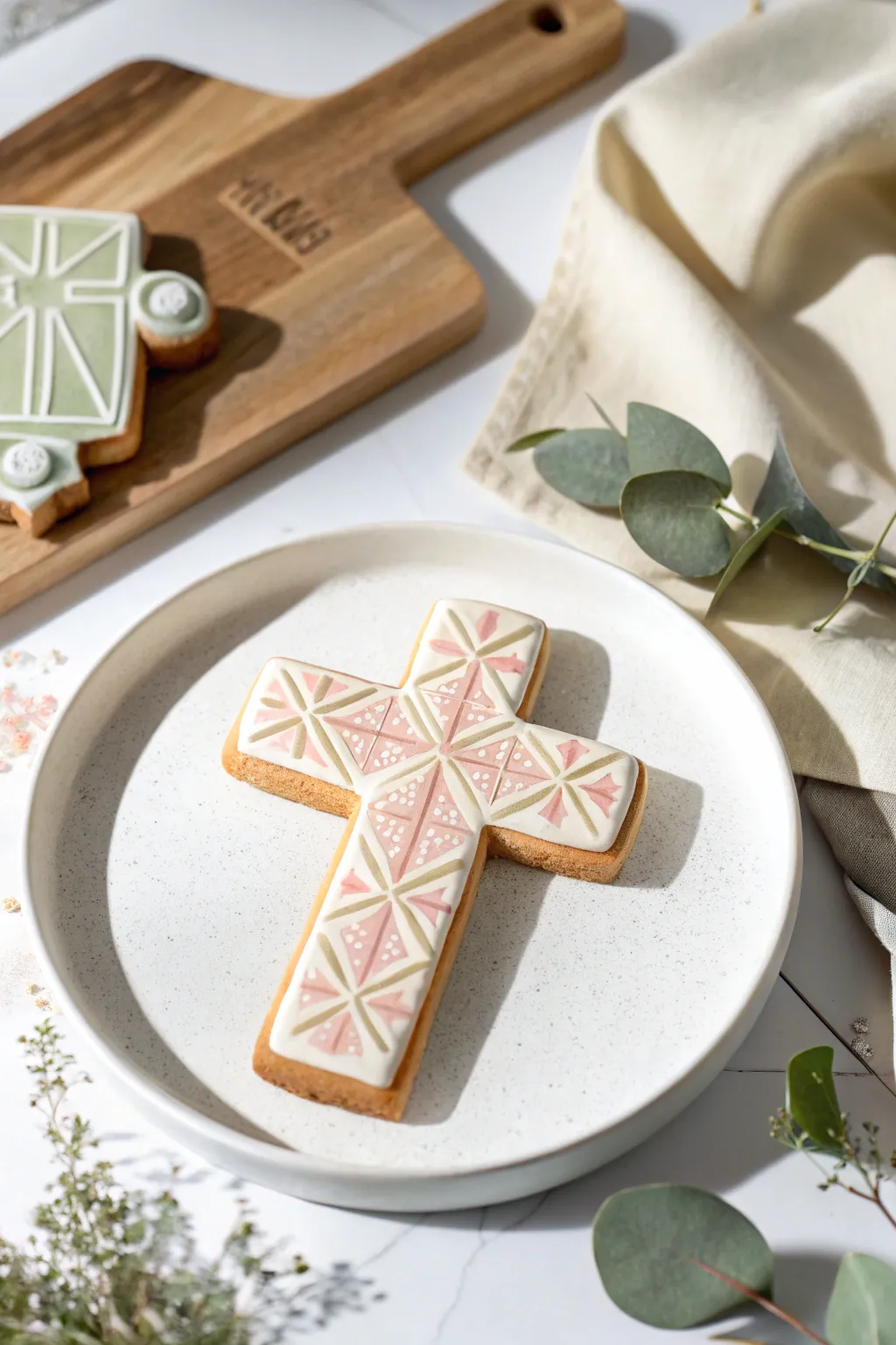 Elevate your cookie decorating with simple stenciling for a touch of elegance and precision.