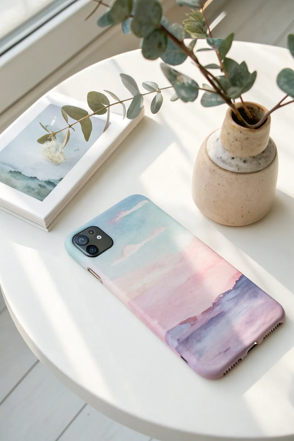 Elevate your style with the serene elegance of watercolor phone cases.