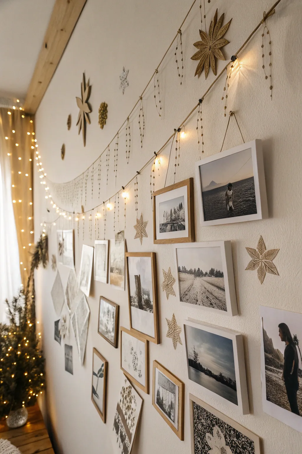 Transform your memories into a stunning work of art with a personalized scrapbook photo wall. Embrace simplicity and creativity!