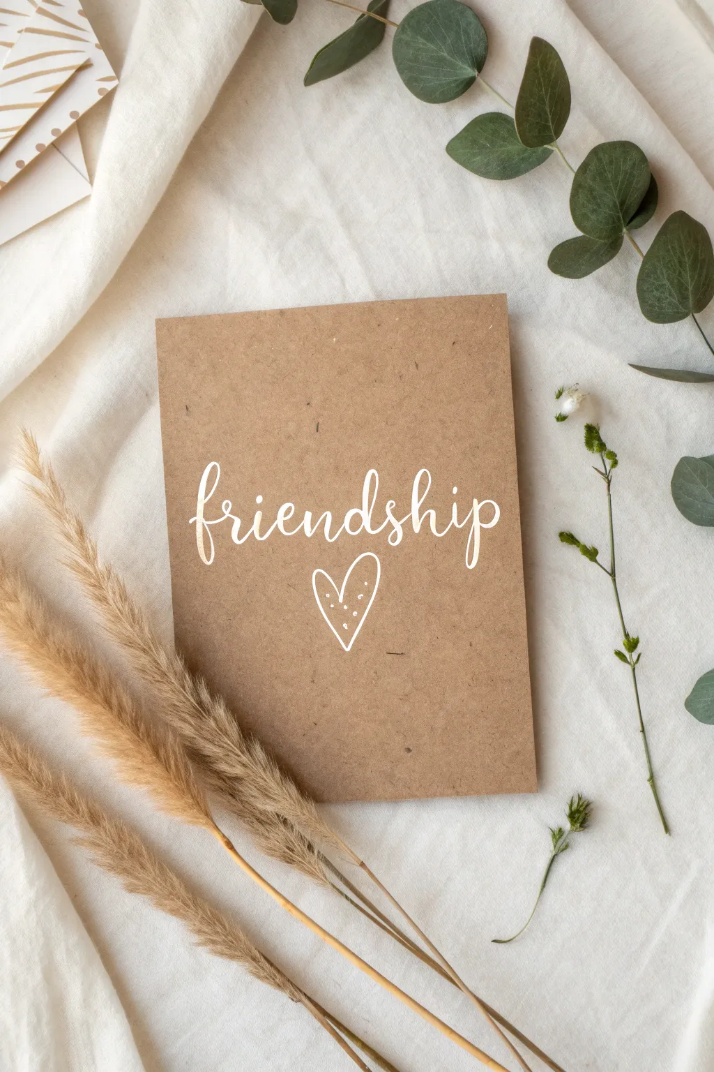 Celebrate friendship with a touch of elegance and heartfelt words. #ValentinesDay #FriendshipQuotes #MinimalistBoho