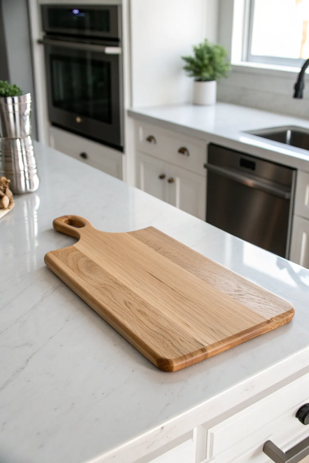 Embrace minimalist elegance with this expertly crafted cutting board—where simplicity meets sophistication.
