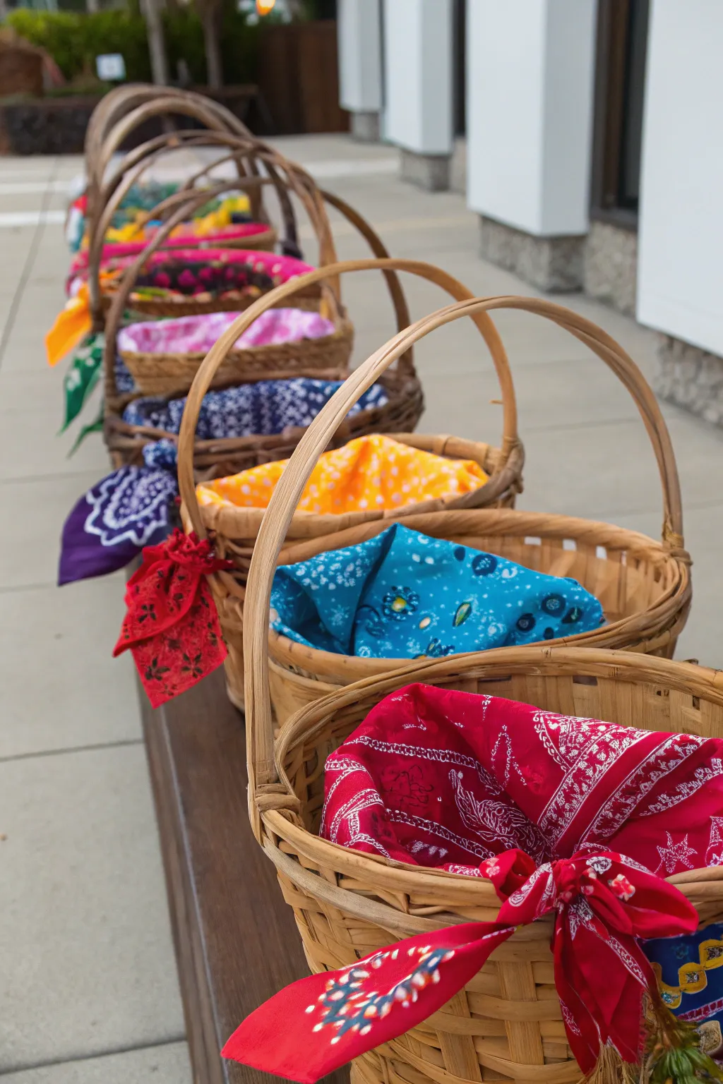 Add style to your storage with bandana liners.