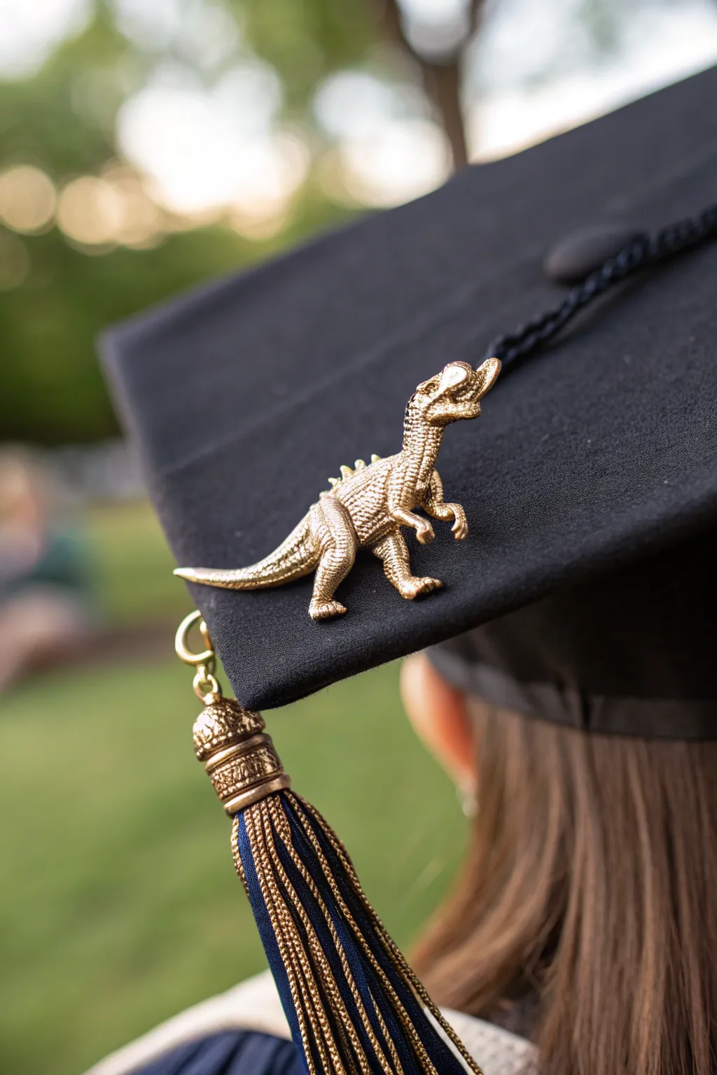 Elevate your graduation style with a touch of prehistoric charm!