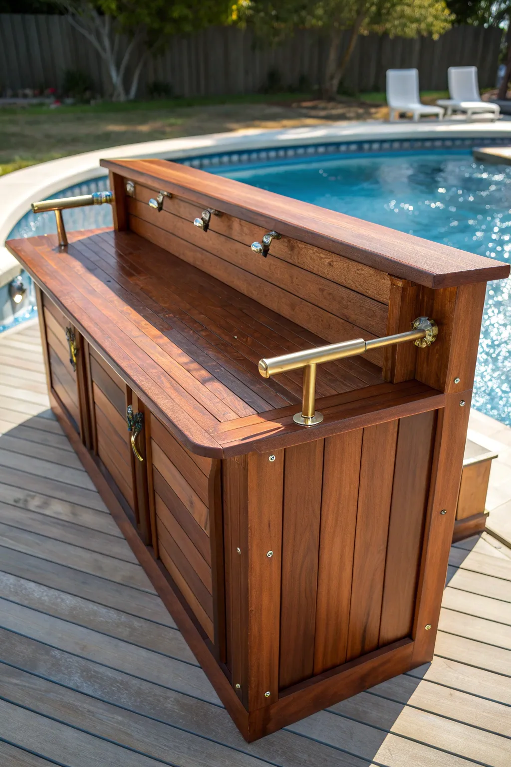Transform your backyard with this ingenious convertible bar bench—style meets functionality!