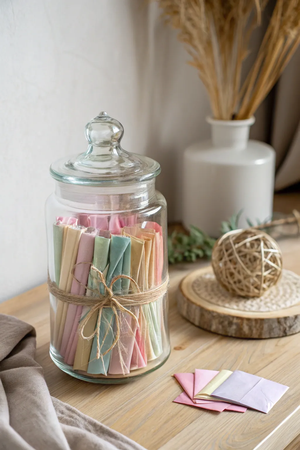 Capture future adventures in a Love Jar, a beautiful promise for the days to come.