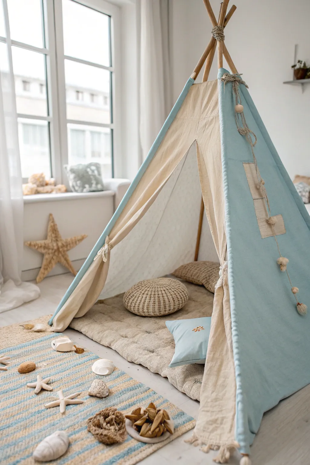 Transform your space into a beach paradise with this dreamy DIY bed tent.