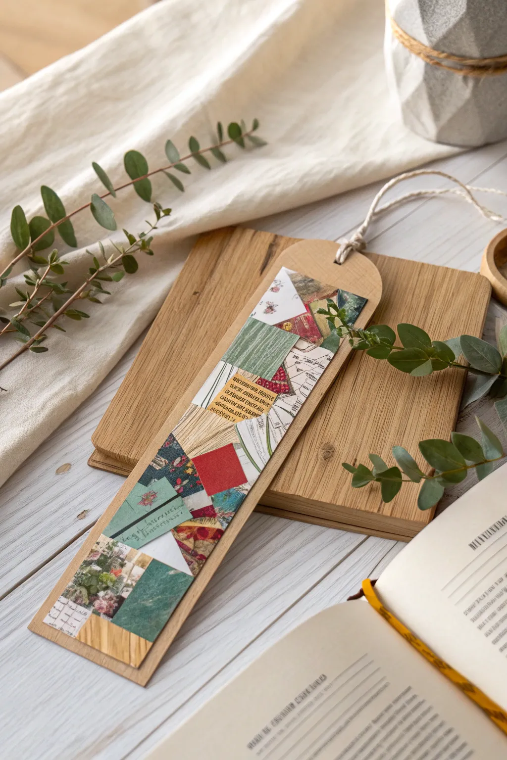 Unleash creativity with unique DIY collage bookmarks!