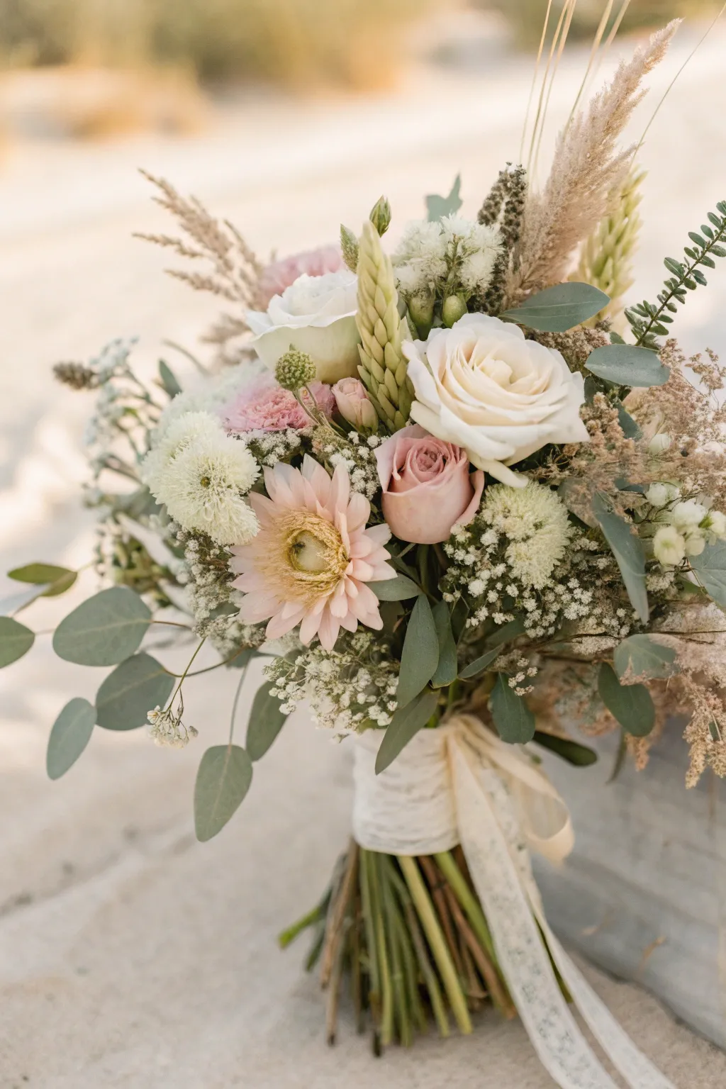 Unveil the beauty of artistic asymmetry with this stunning DIY bridal bouquet. 🌸✨ #BridalBouquet #DIYWedding