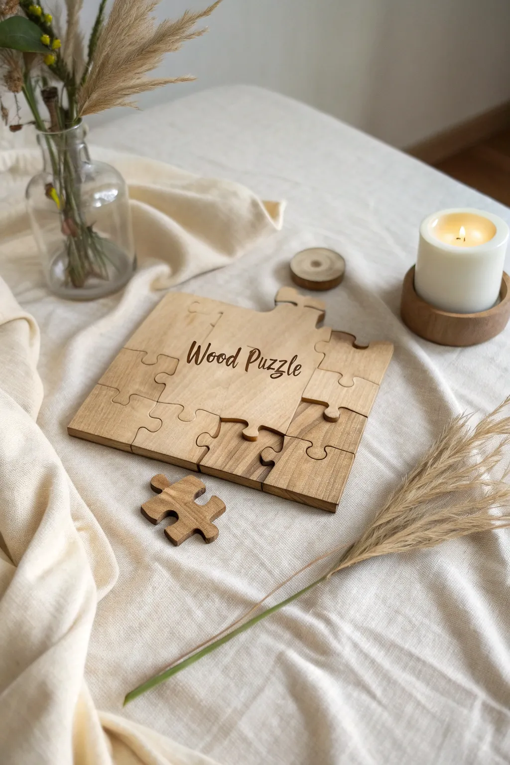 Piece by piece, share your special moment with a handcrafted puzzle proposal—an unforgettable way to ask your bridesmaids to join your journey!