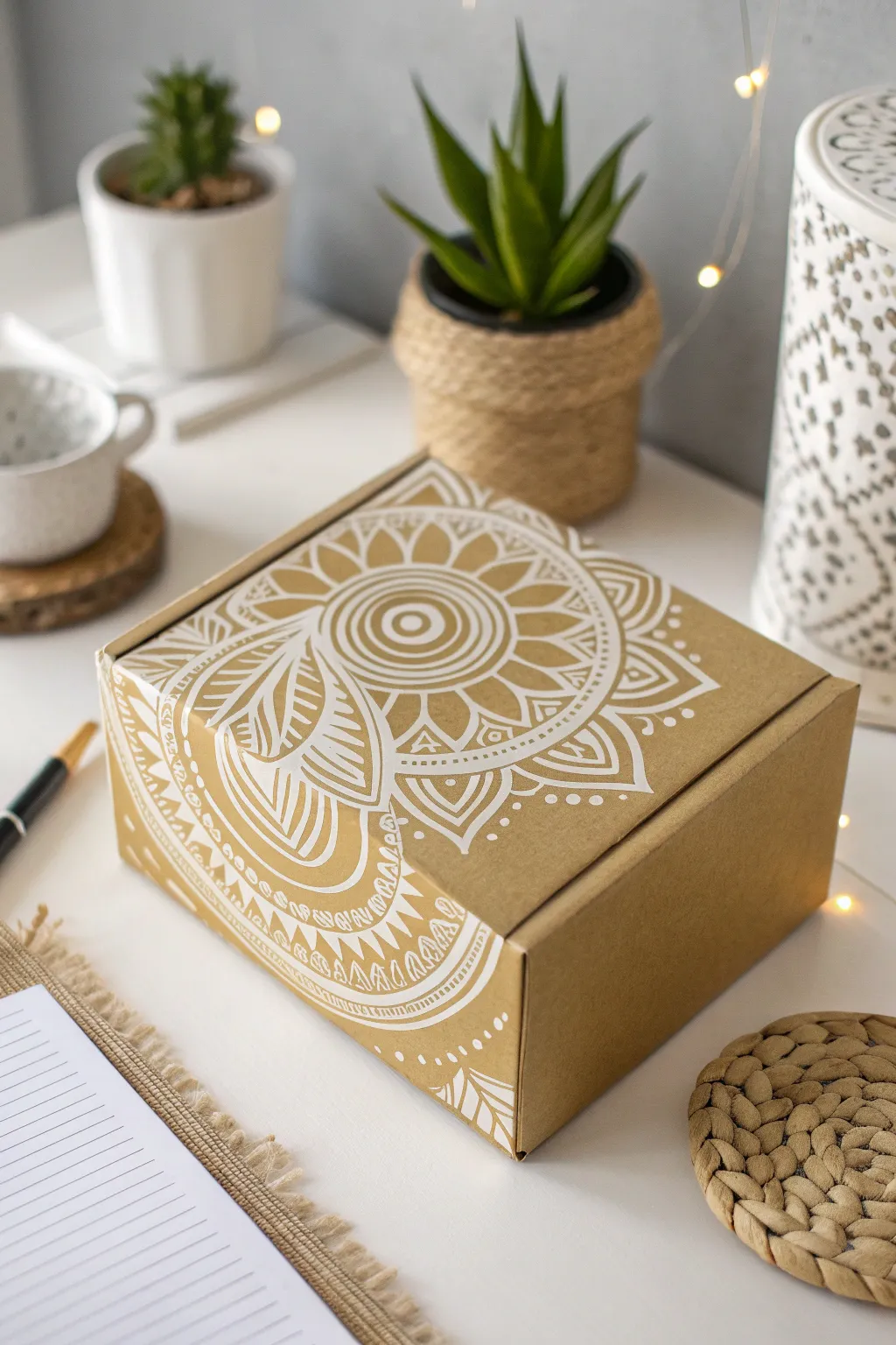 Elevate your storage with a touch of glam: Metallic accents meet minimalist elegance.