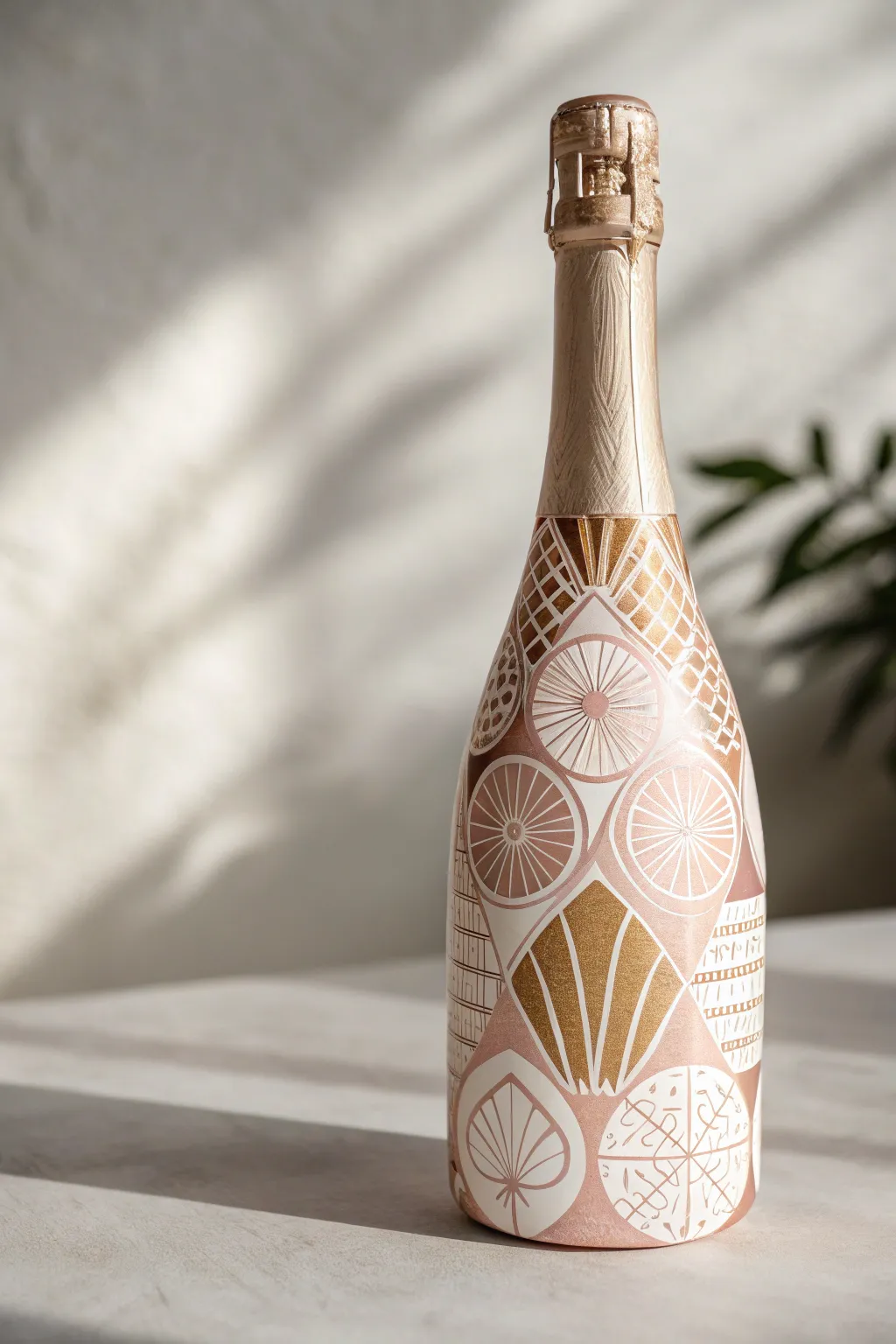 Elevate your celebration with chic, stenciled elegance. #DIYDecor #ScandiBoho