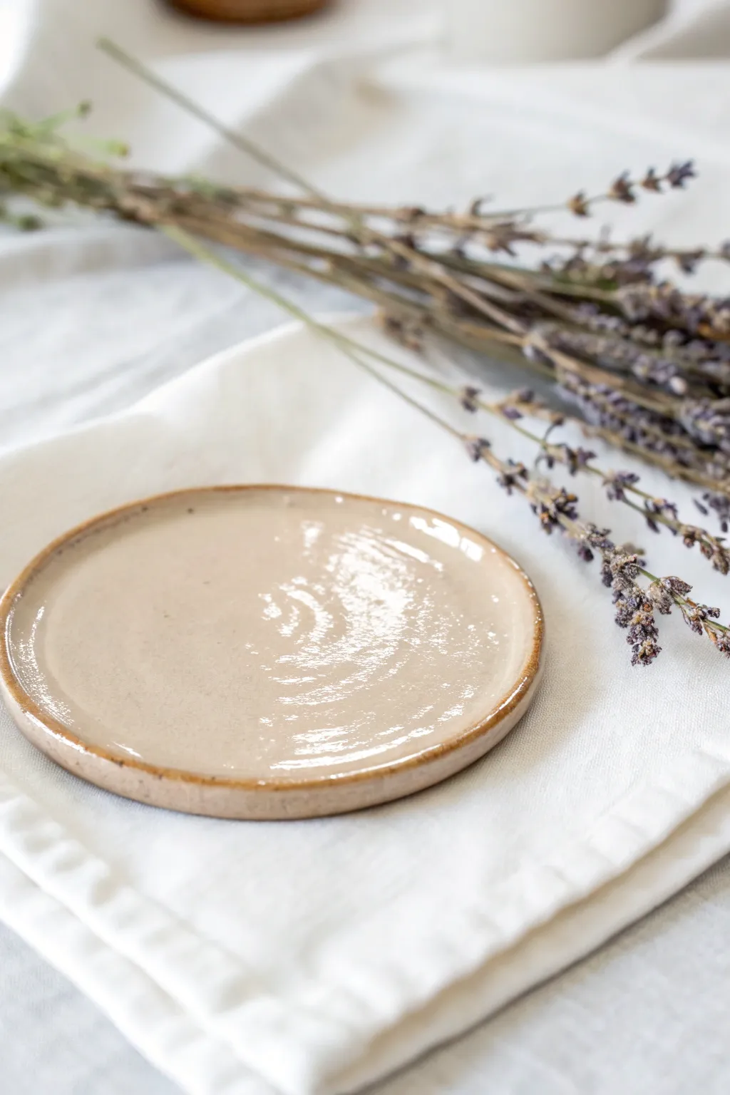 Elevate your table setting with the glossy elegance of handcrafted glazed clay coasters. #DIYDecor #ScandiBoho