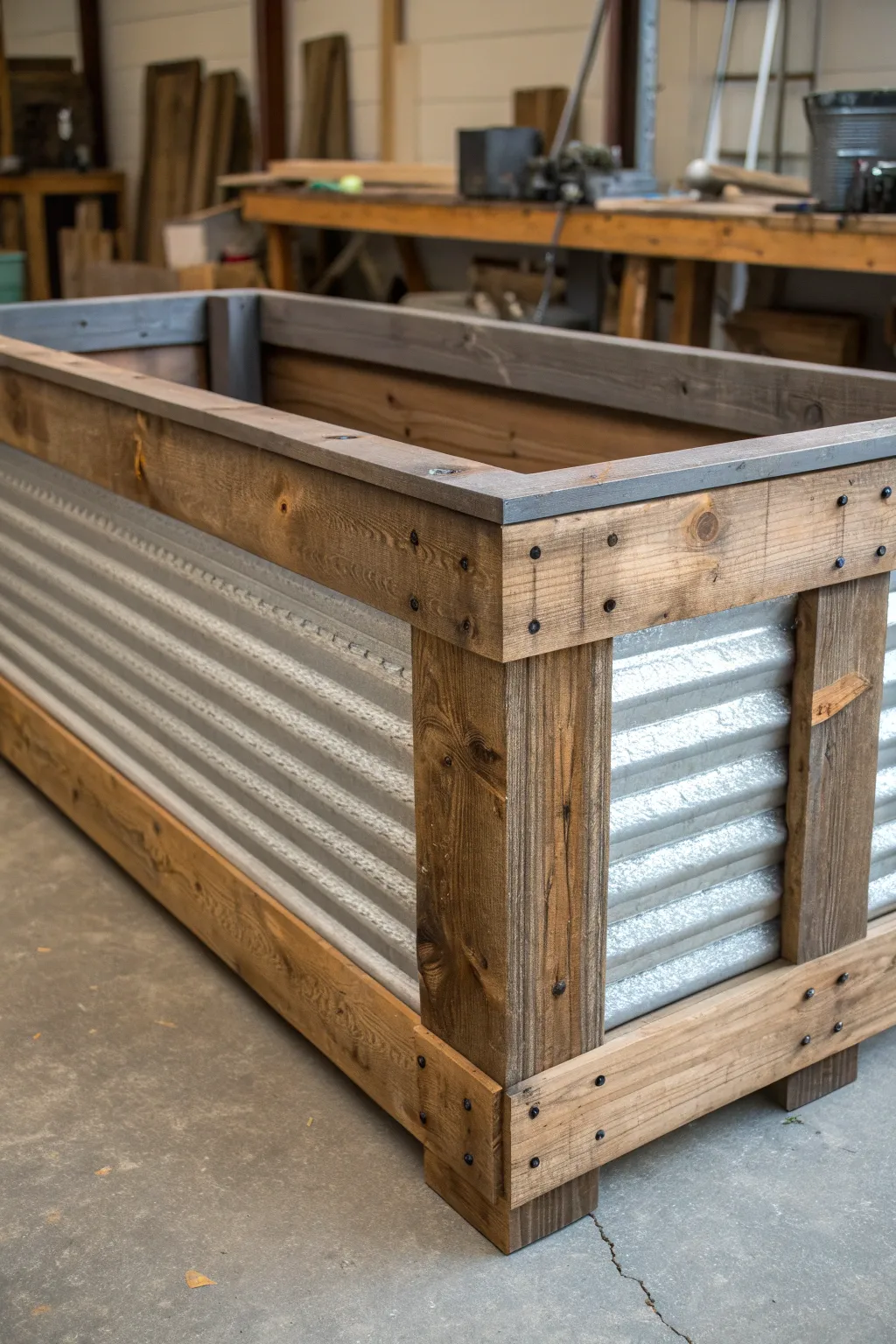 Elevate your garden with a rustic-industrial masterpiece.