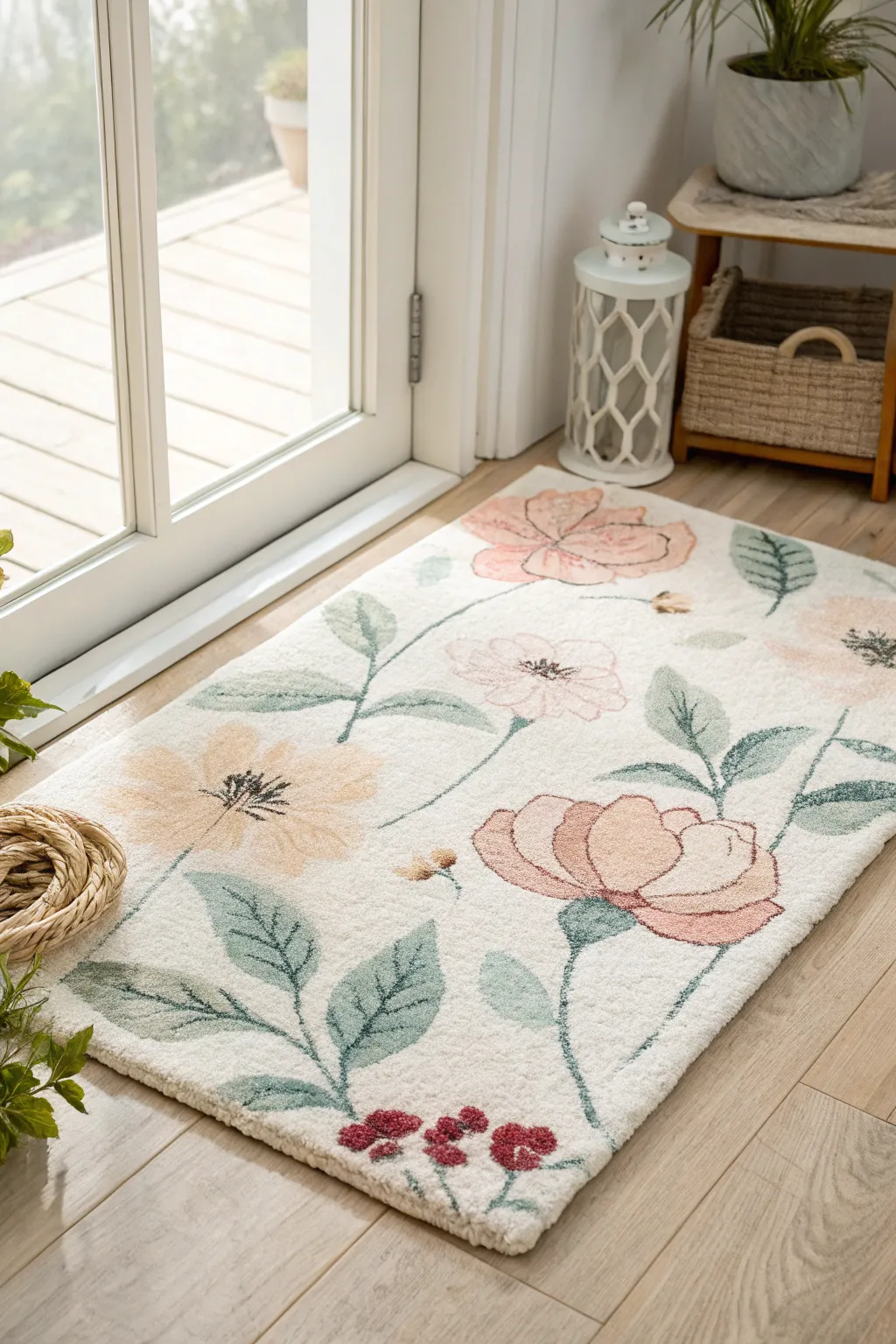 Step into a world of whimsy with this watercolor-inspired doormat, where every entrance feels like walking on a masterpiece.
