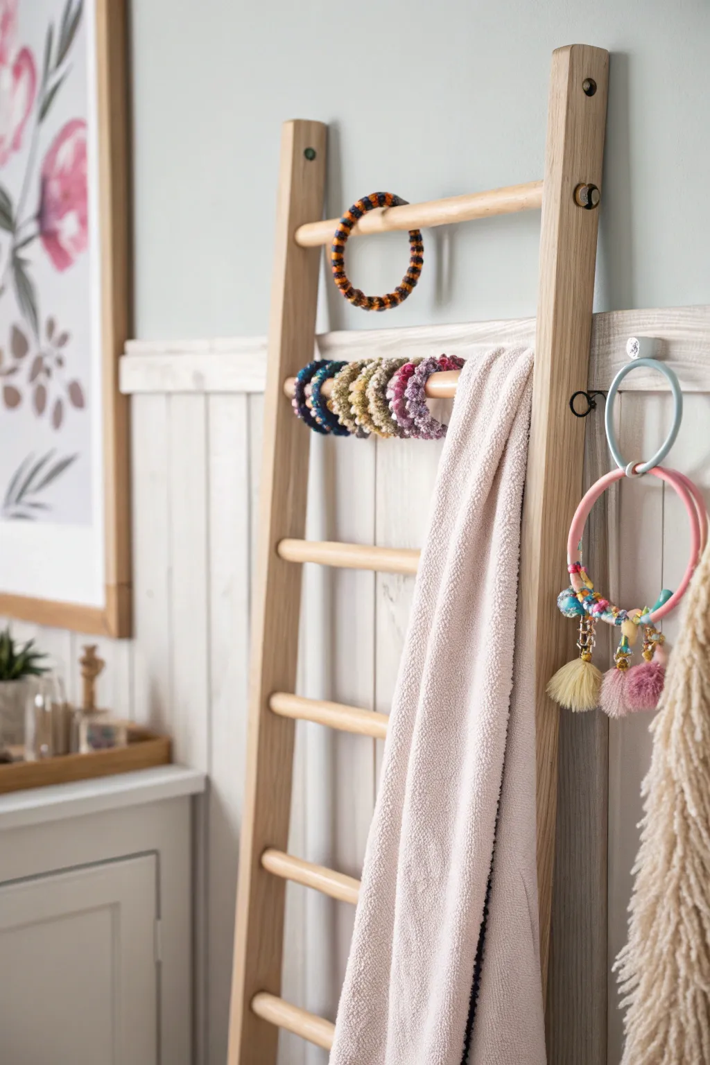 Transform your space with this chic and functional hair tie holder—Scandinavian simplicity meets boho charm.