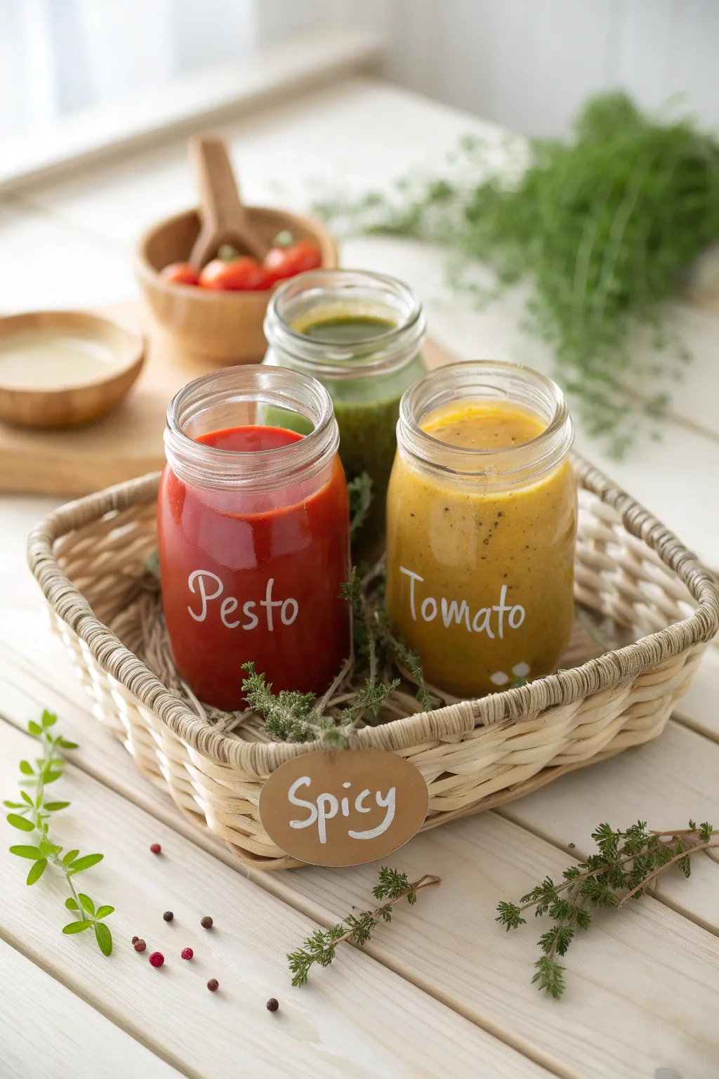 Elevate your housewarming gift with a touch of homemade elegance! 🍅🌿 #DIYDelights #ScandiBoho