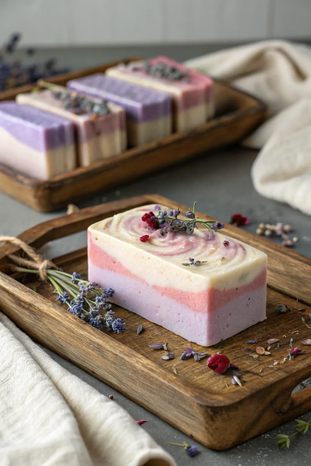 Elevate your gift-giving with these exquisite handmade soap bars—natural beauty and simplicity at its finest.