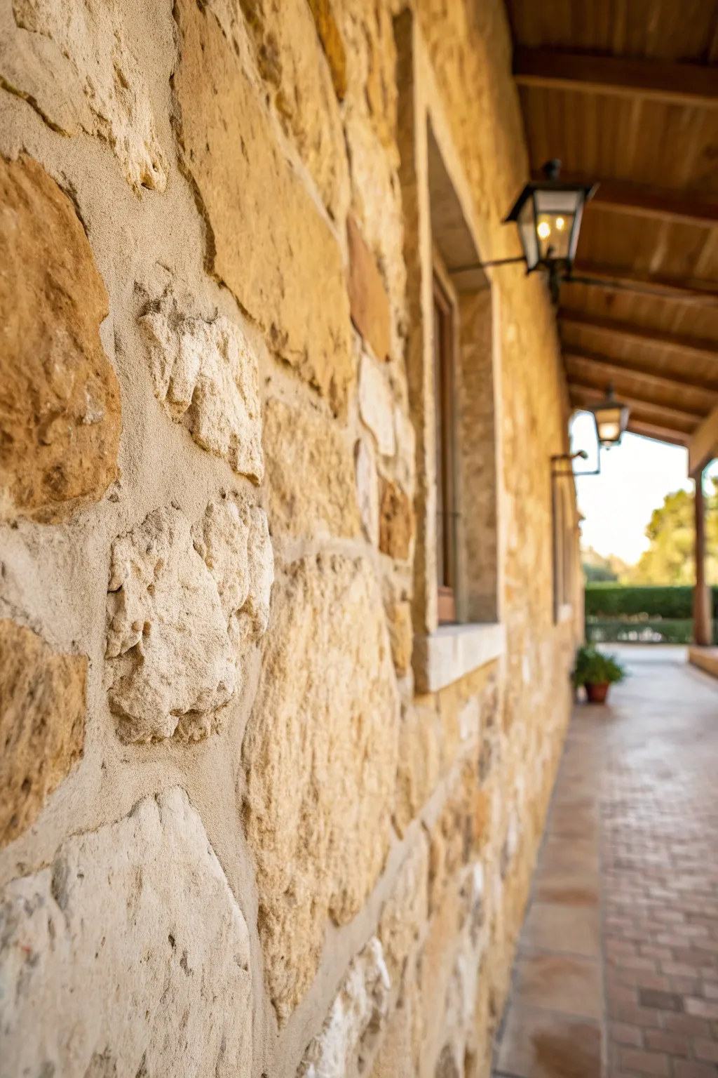 Embrace the timeless elegance of rustic limewash walls for a cozy, handcrafted touch.