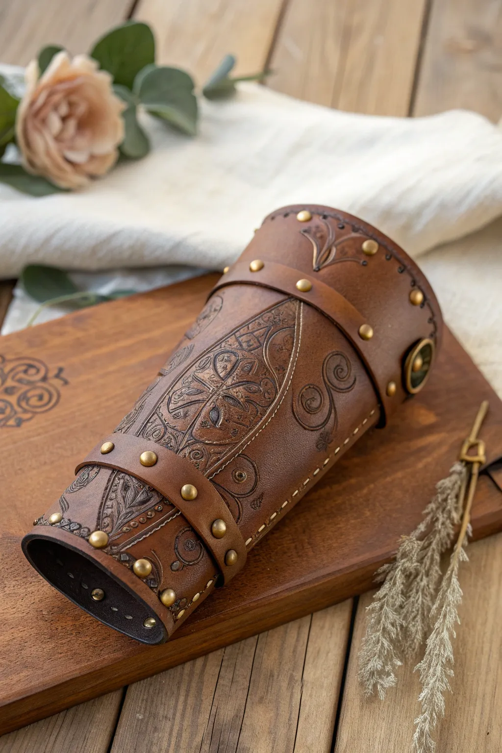 Elevate your DIY renaissance costume with handcrafted leather accessories that blend simplicity with timeless elegance.