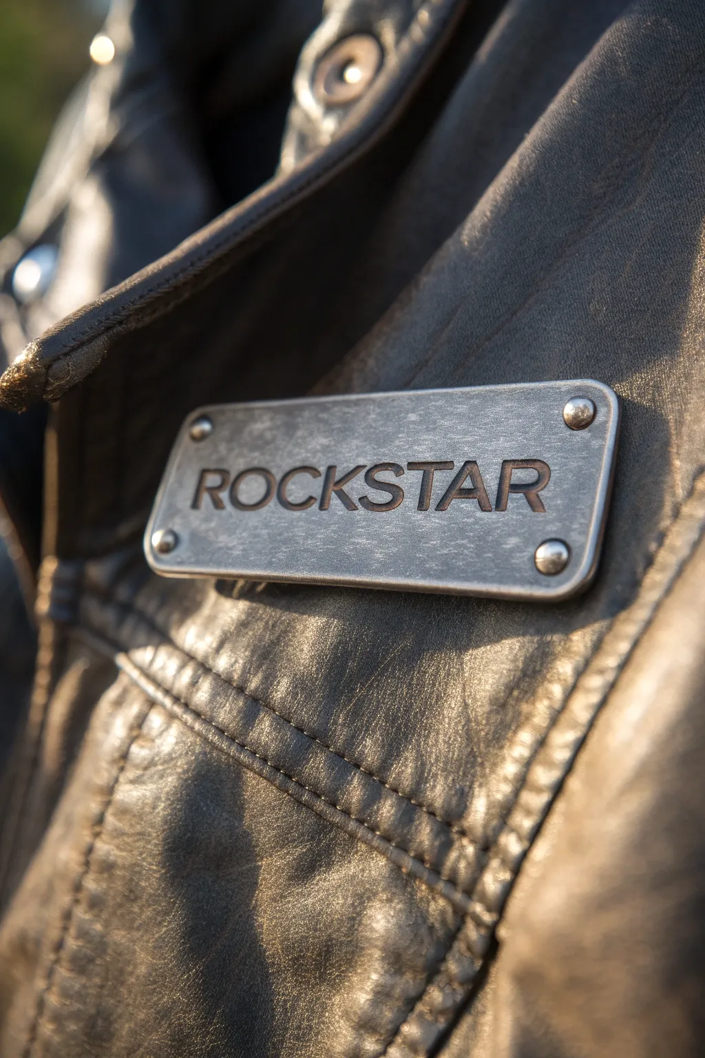 Elevate your rockstar persona with a custom name tag – where craftsmanship meets style.