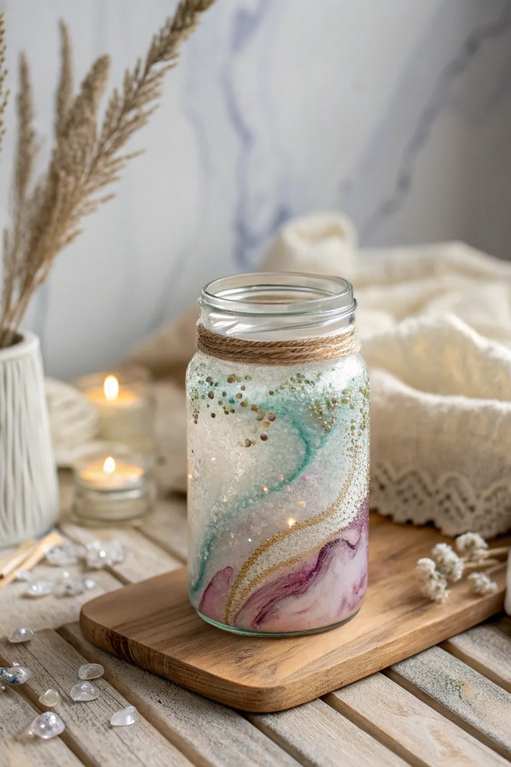 Find serenity in the swirl – a DIY calm down jar for mindful moments.