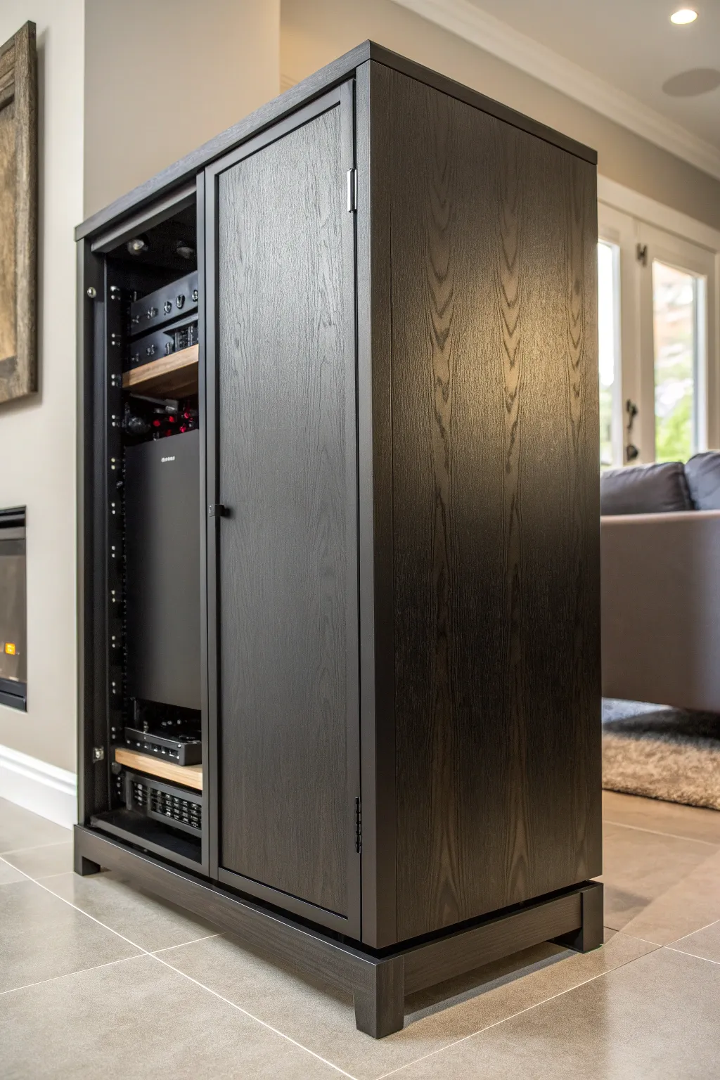 A masterful blend of technology and design: The Stealth Cabinet for your DIY server rack needs.