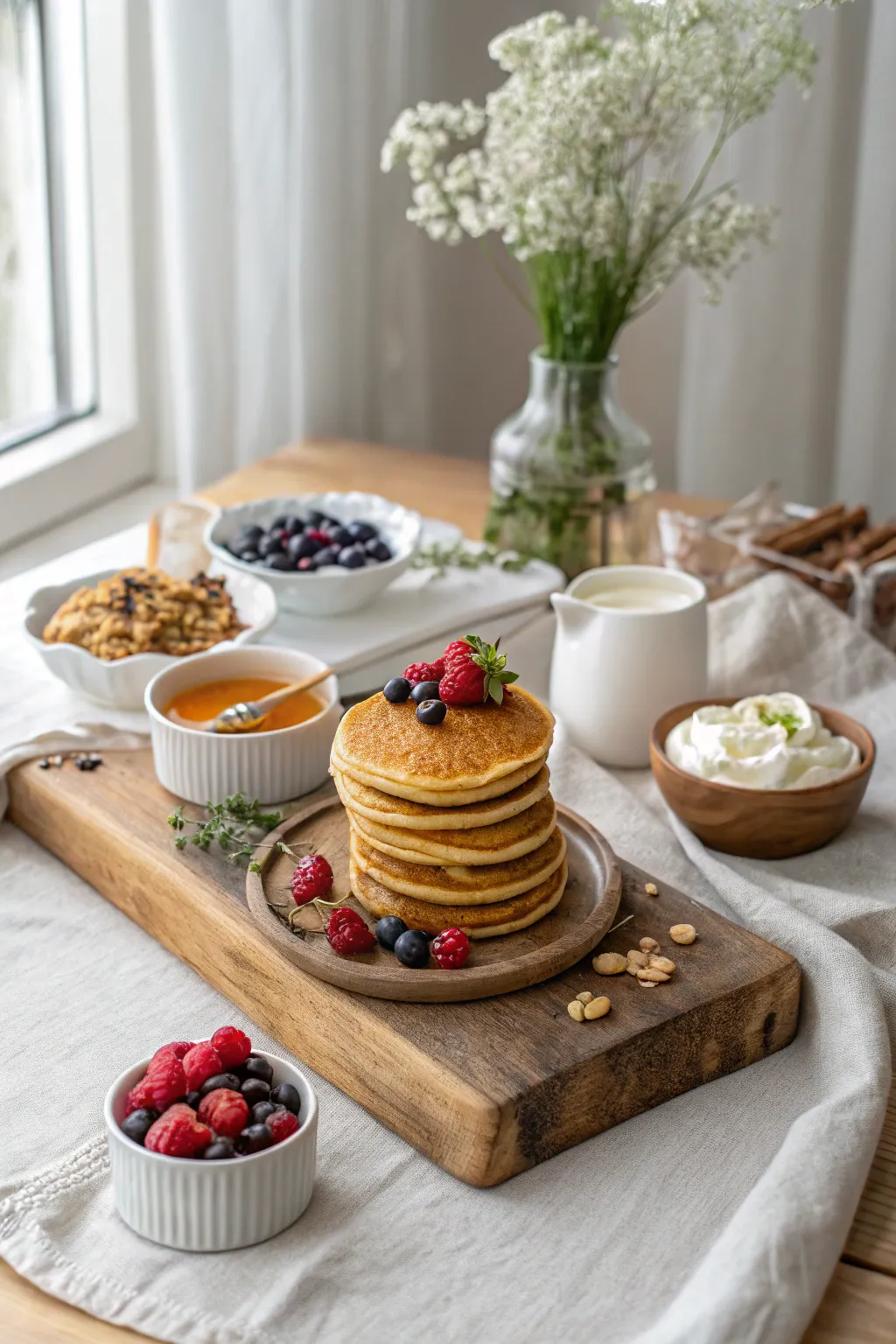 Start your day with a beautifully curated DIY breakfast bar, where simplicity meets elegance in every bite.