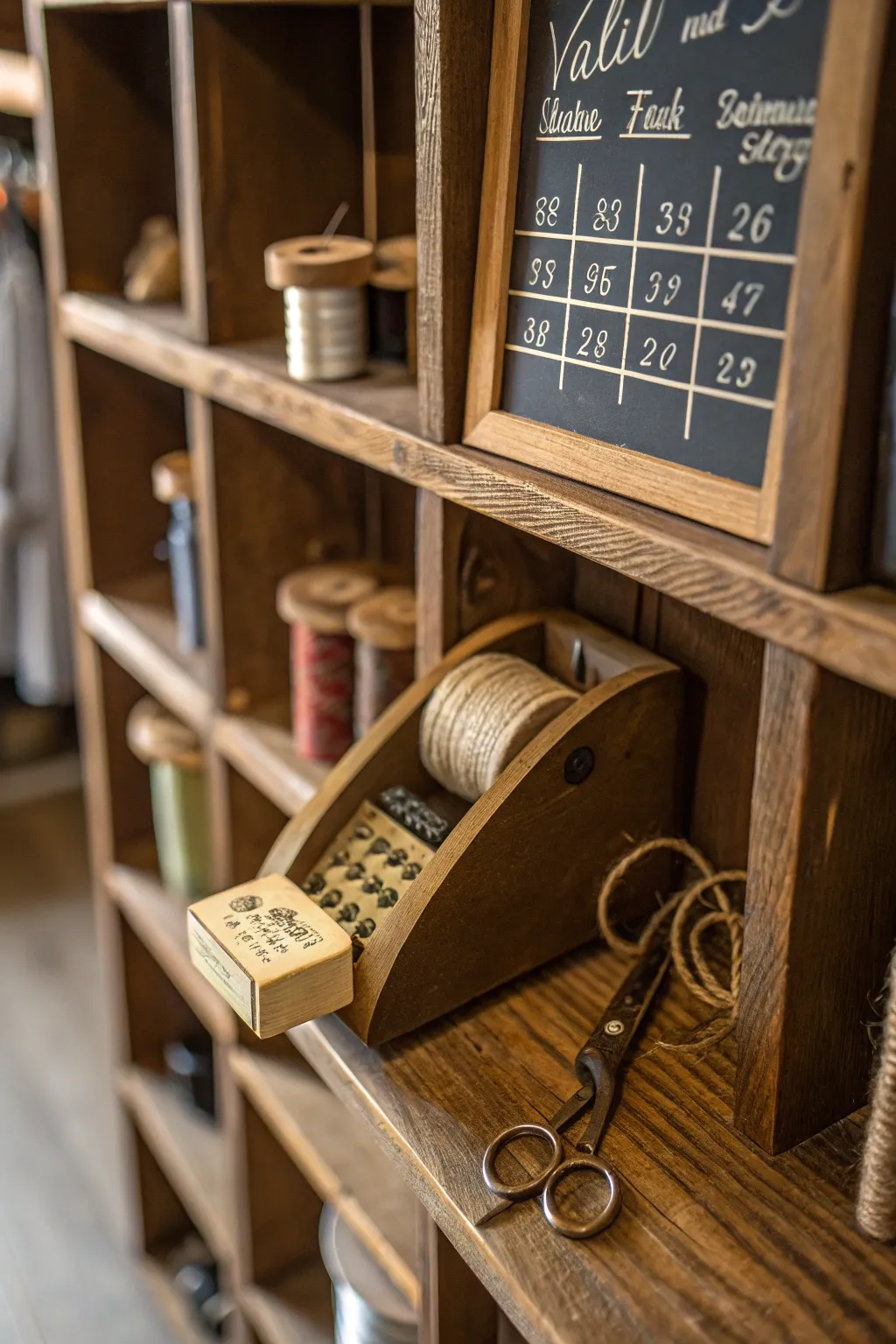 Master the art of organization with a touch of craftsmanship.