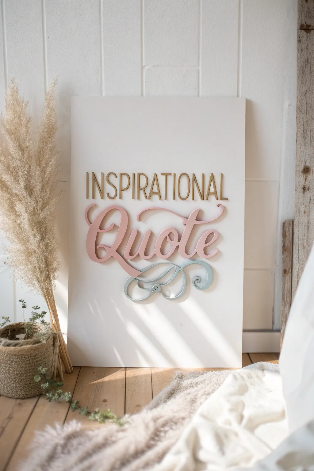 Infuse your space with personal charm through delicate paper cut typography art.