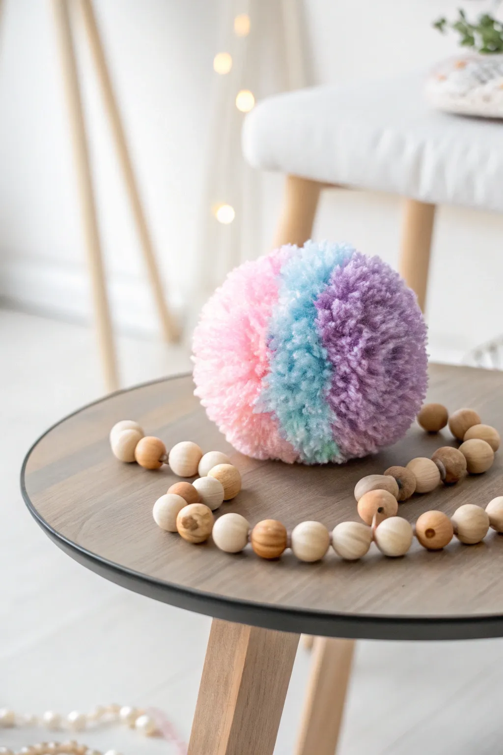 Unleash creativity with this simple yet delightful pom pom firework craft for little hands!