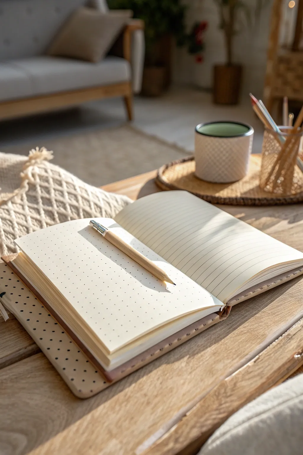 Set your dreams in motion—start with a single page. 🌿✨ #GoalSetting #MinimalistBeauty